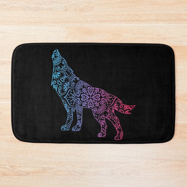 Item preview, wolf lover watercolor funny wolf ornamental gifts designed and sold by alaechamlal.