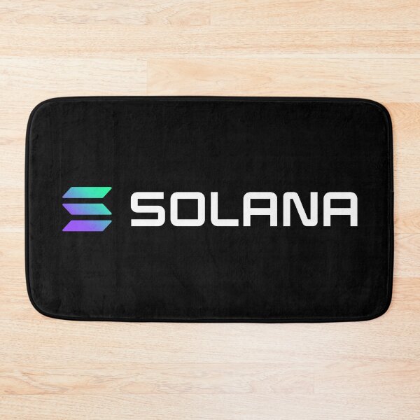Item preview, Solana SOL Crypto Altcoin - Clean Horizontal Gradient Logo with White Text Logo designed and sold by CryptoMoods.