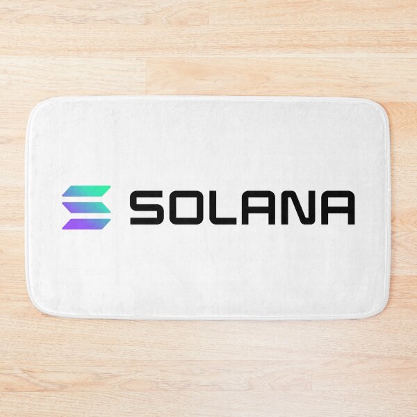 Item preview, Solana SOL Crypto Altcoin - Clean Horizontal Gradient Logo with Black Text Logo designed and sold by CryptoMoods.