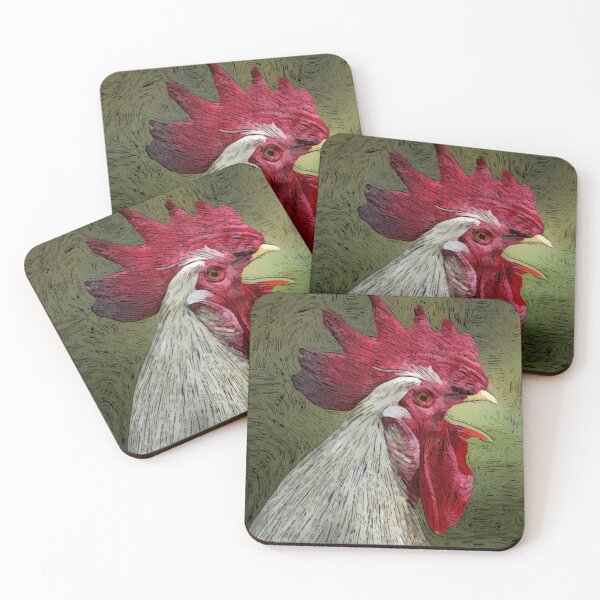Item preview, Rooster Crows cock-a-doodle-do designed and sold by OnigiriDoctor.