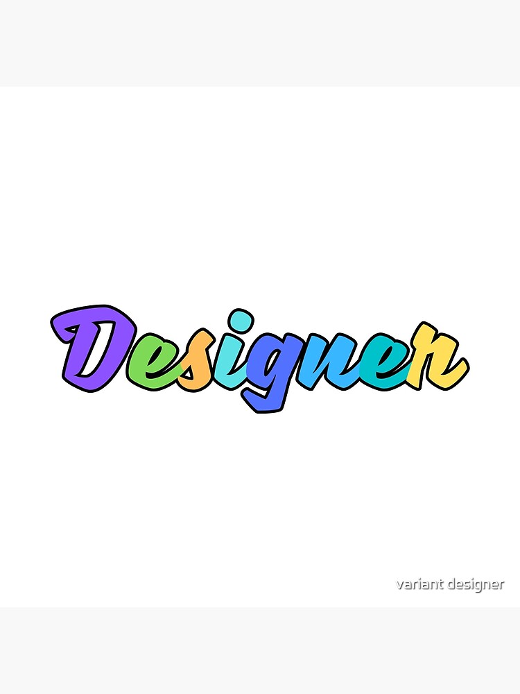 Disover Designer Premium Matte Vertical Poster