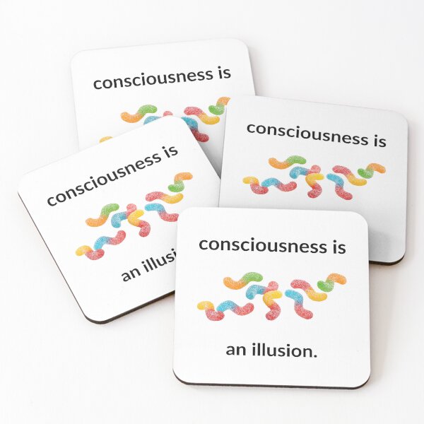 Item preview, Consciousness is an Illusion | Oddly Specific Targeted Funny Parody Design designed and sold by AMFR-Design.