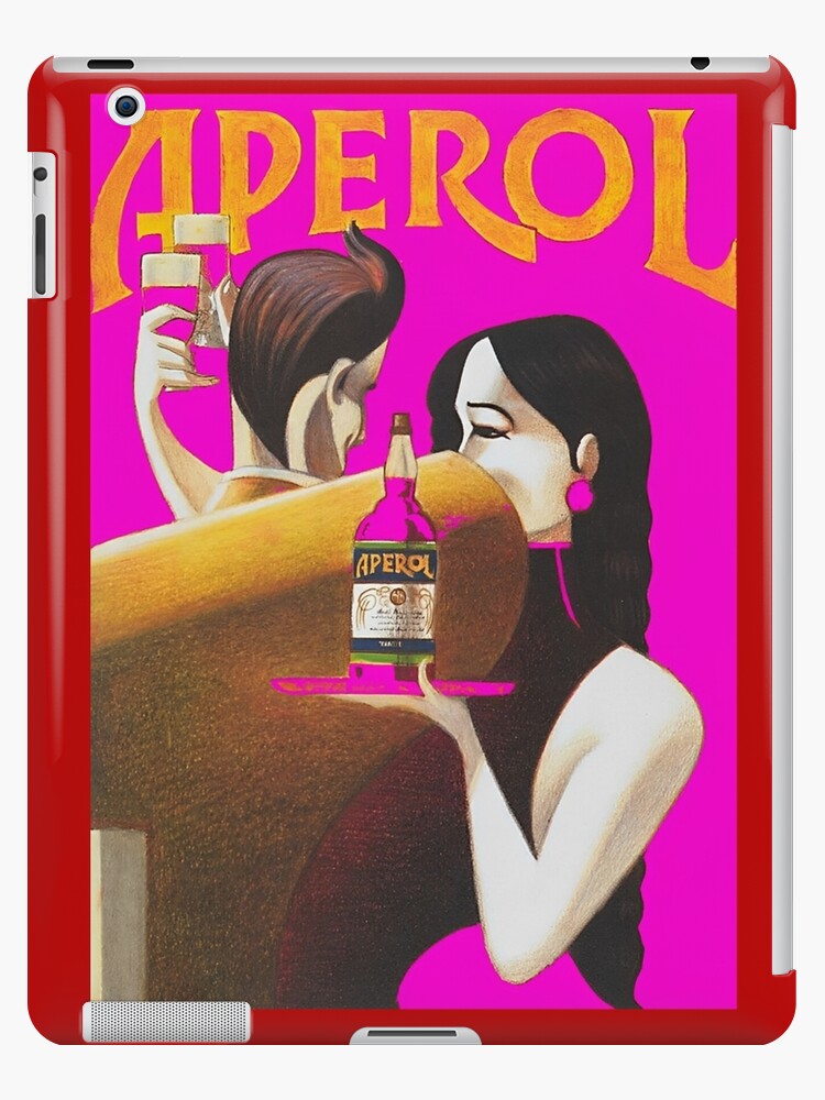 Funda y vinilo para iPad for Sale con la obra «Pink Aperol Spritz Prosecco licor  aperitivo publicidad bebidas alcohólicas cartel vintage / carteles» de  Jéanpaul Ferro