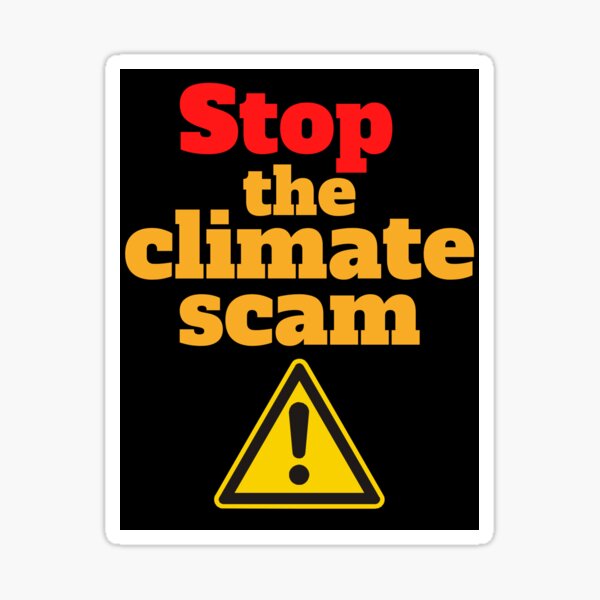 Artikel-Vorschau von Schluss mit dem Klimabetrug, designt und verkauft von hinteo.