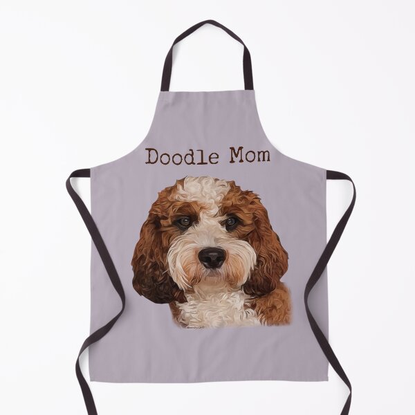 Artikelvorschau, Rot-weiße Doodle-Hundemama entworfen und verkauft von Happy Dog Doodles.