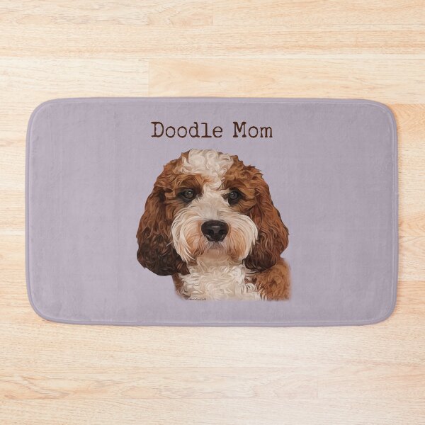 Item preview, Red & White Doodle Dog Mom designed and sold by Happy Dog Doodles.