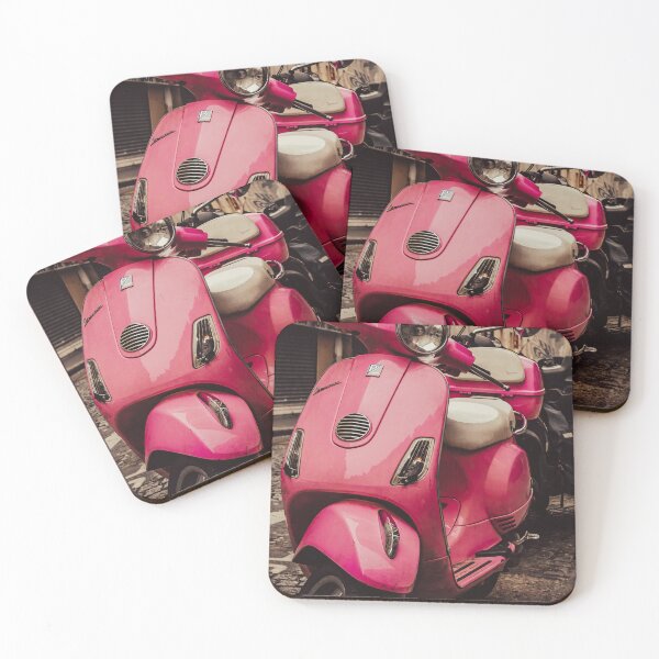 Item preview, Pink scooter parked at street designed and sold by DFLC Prints.