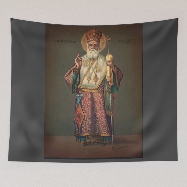 Item preview, Saint Nectarios of Aigina iconography By CallisC ⭐️⭐️⭐️⭐️⭐️ designed and sold by Calliope Cr ⭐⭐⭐⭐⭐.