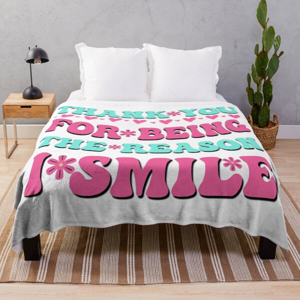 Item preview, Thank you for being the reason I smile saying designed and sold by Emotionville.