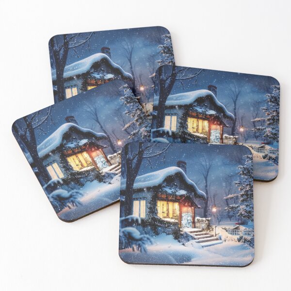 Item preview, Christmas cottage designed and sold by AiSeasonalGifts.
