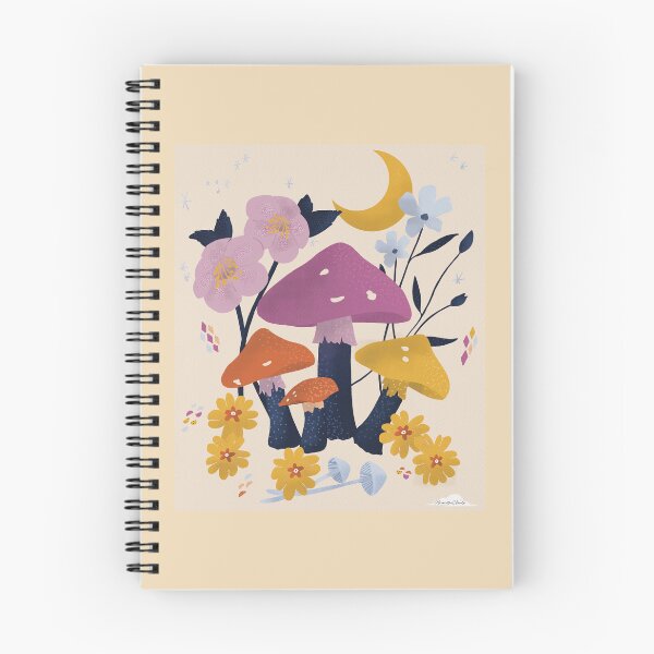 Item preview,  Dreamy autumn scene of mushrooms, hellebores and primulas designed and sold by AlineDoornhof.