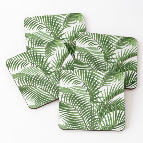 Item preview, Tropical Greenery Watercolor Palm Tree Leaves  designed and sold by idovedesign.