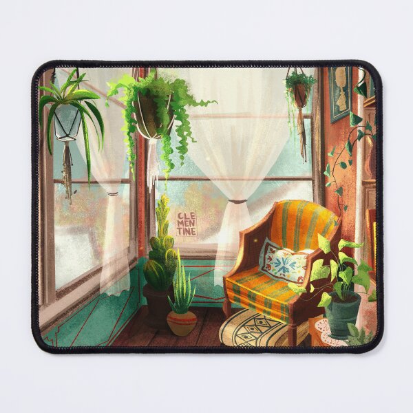 Item preview, Cozy Room Illustration designed and sold by pizzaclementina.