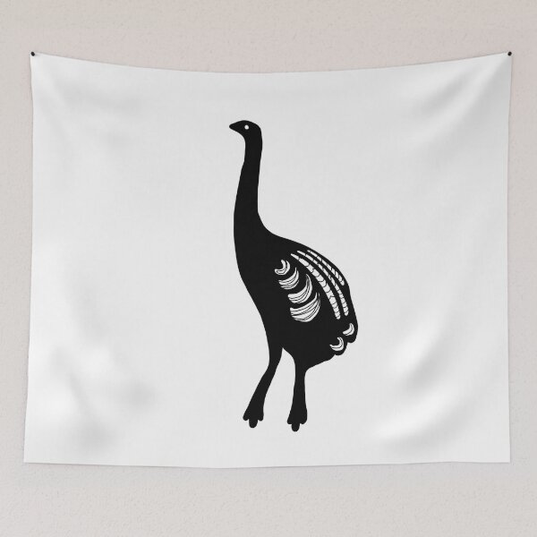 Item preview, Emu bird cave art style  designed and sold by LynseysArtShop.