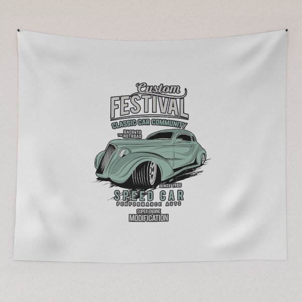 Artikelvorschau, Custom Car Festival, Oldtimer-Community. entworfen und verkauft von paulo silveira.