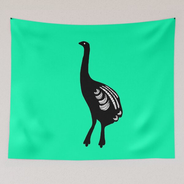 Item preview,  Emu bird cave art style  designed and sold by LynseysArtShop.