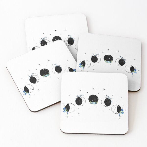 Item preview, Floral Moon Phase designed and sold by LunaAndRosa.