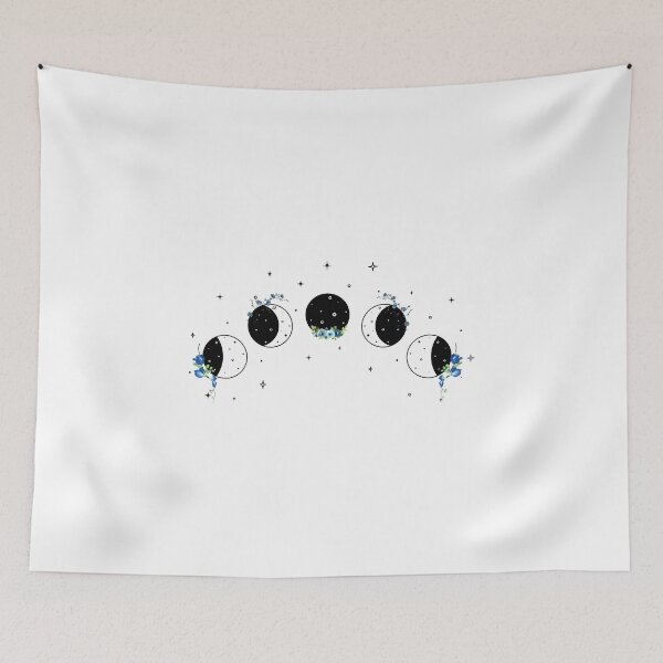Item preview, Floral Moon Phase designed and sold by LunaAndRosa.