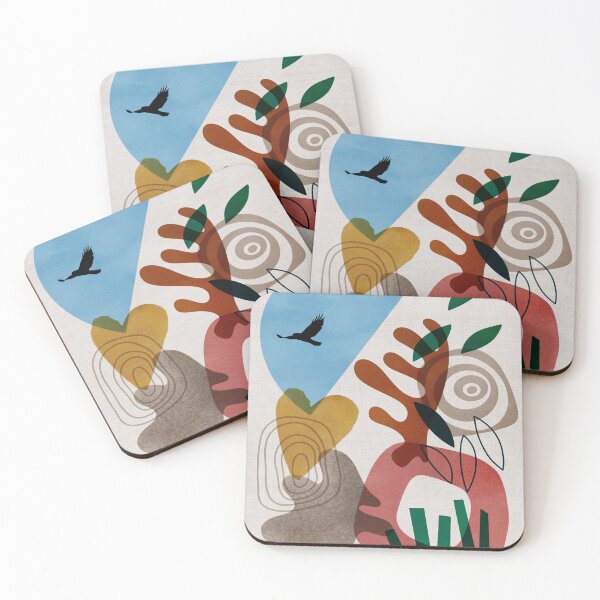 Item preview, Abstract Shapes with Vintage Color style designed and sold by LicoBartwork.