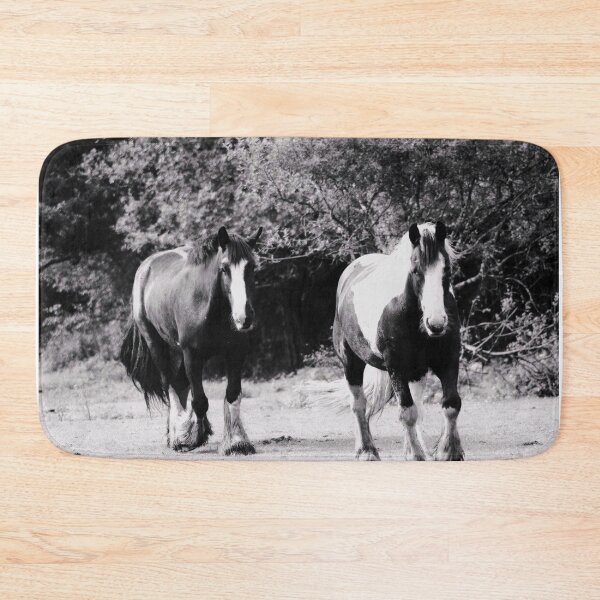 Item preview, horses black and white designed and sold by Francespoppy.