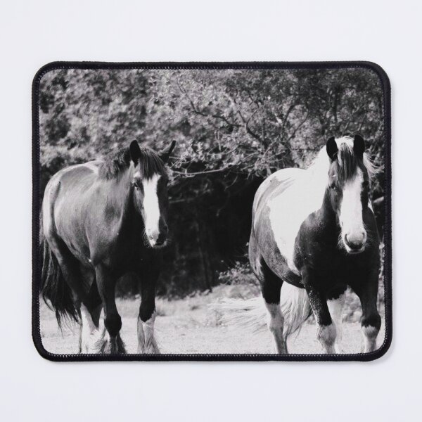 Item preview, horses black and white designed and sold by Francespoppy.