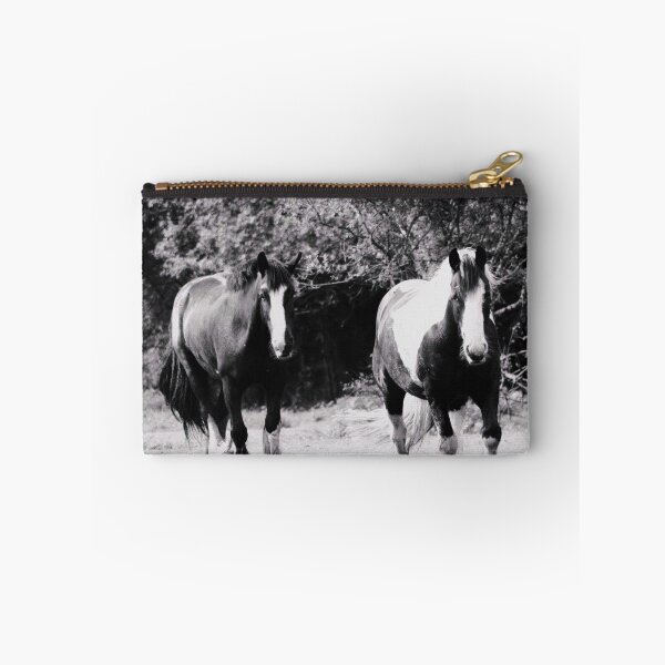 Aperçu de l'œuvre chevaux noir et blanc créée et vendue par Francespoppy.