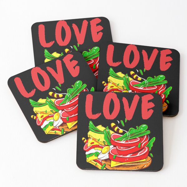 Item preview, Love Japan Food, Funny Art designed and sold by MokonoKokoro.