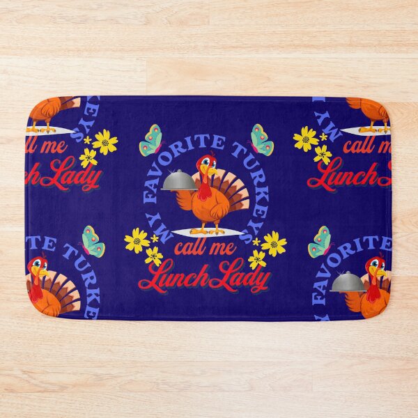 Item preview, My Favorite Turkeys Call Me Lunch Lady | Funny Happy Thanksgiving Grandma Lunch Lady quotes | gifts for thanksgiving lovers designed and sold by ThanksVibe.