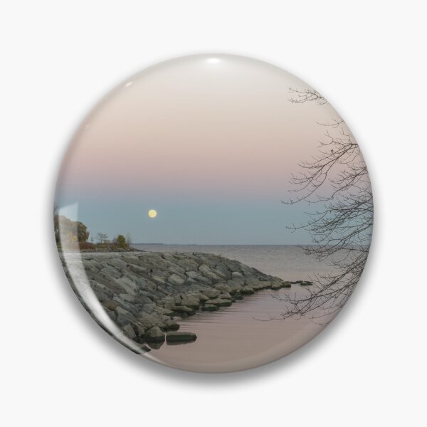 Item preview, Alpenglow Moonrise - Moonstruck by the Rosy After Sunset Glow designed and sold by Georgia Mizuleva.