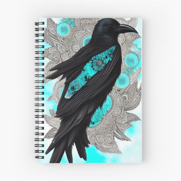 Item preview, Turquoise Black Crow designed and sold by Mikkerz.