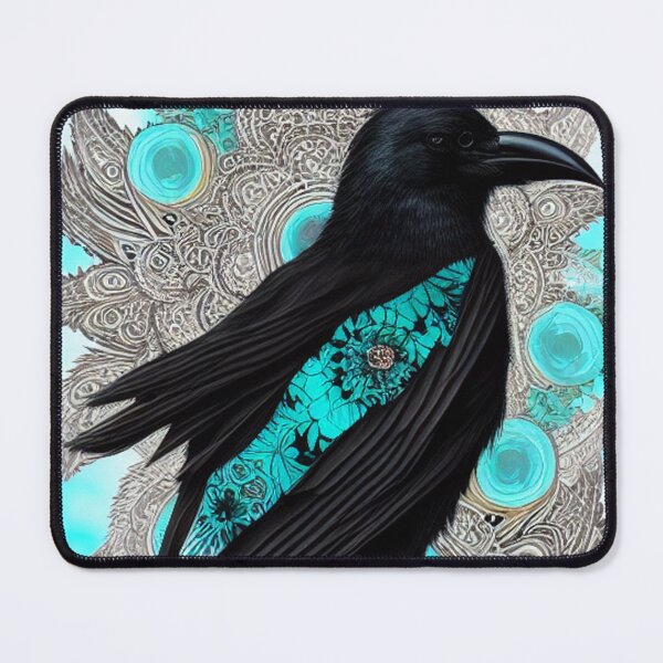 Item preview, Turquoise Black Crow designed and sold by Mikkerz.