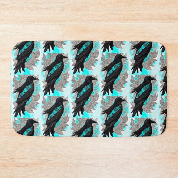 Item preview, Turquoise Black Crow designed and sold by Mikkerz.