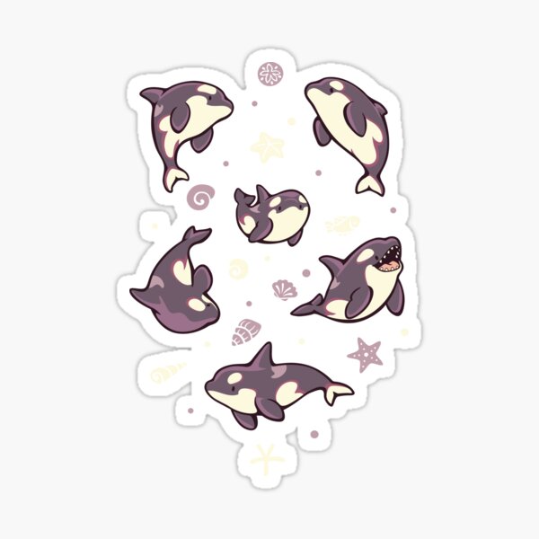 Item preview, Jelly bean orcas  designed and sold by Colordrilos.
