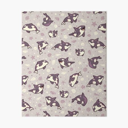 Jelly bean orcas Art Board Print