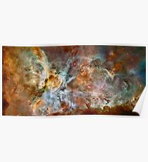 Hubble Space Telescope Print 0023 - The Carina Nebula - hs-2007-16-a-full_jpg Poster