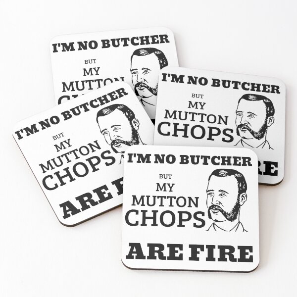 Item preview, Mutton Chops Are Fire designed and sold by Beard-Tees.