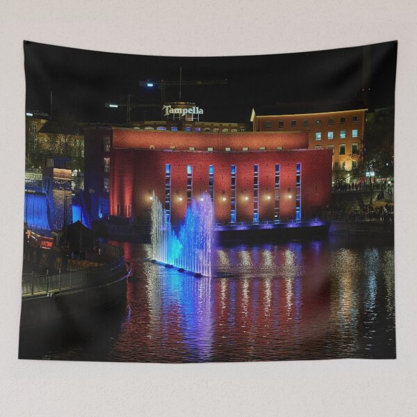 Item preview, Blues and the Powermill. Tampere Dancing Waters 2022 1 designed and sold by Jouko Lehto Photography.