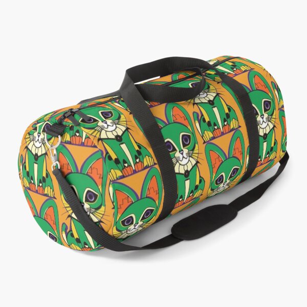 Item preview, Maya Patterned Kitten Green designed and sold by thumbjoint.