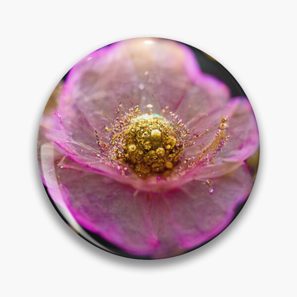 Item preview, Gold water drop flower designed and sold by DigitPrint.