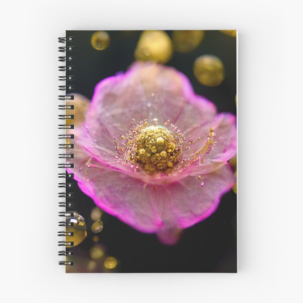 Item preview, Gold water drop flower designed and sold by DigitPrint.