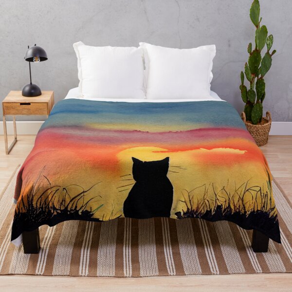 Item preview, Cat Looking at Sunset designed and sold by recollectionsv.