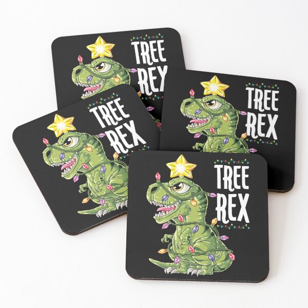 Item preview, Funny Christmas Dinosaur Kids Christmas Tree Lights Santa designed and sold by Artpawsy.