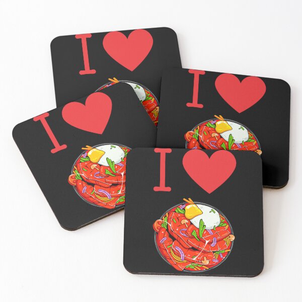Item preview, I Love Japan Food, Funny Art designed and sold by MokonoKokoro.