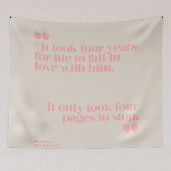 Item preview, November 9 - Colleen Hoover Quote  designed and sold by alrightabigail.