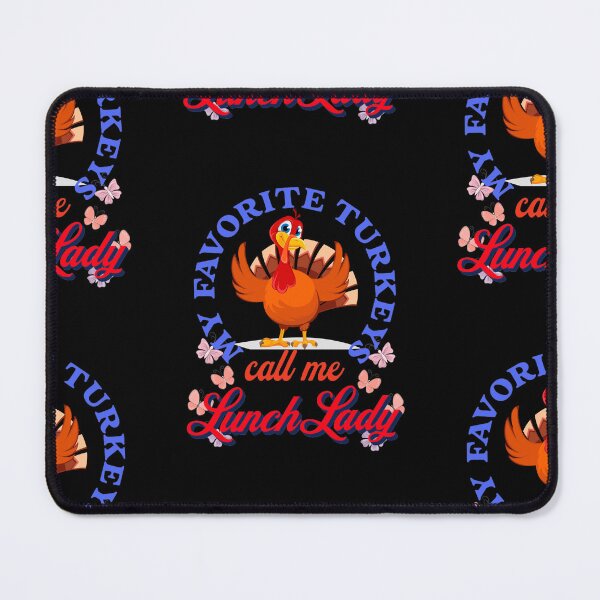 Item preview, My Favorite Turkeys Call Me Lunch Lady | Funny Happy Thanksgiving Grandma Lunch Lady quotes | gifts for thanksgiving lovers designed and sold by ThanksVibe.