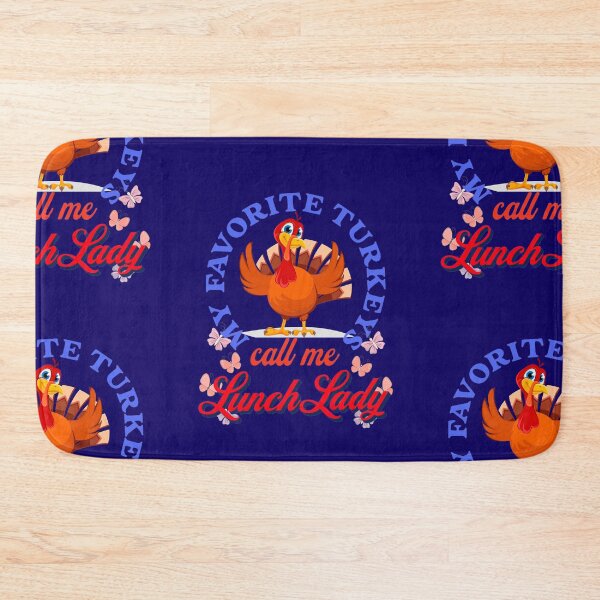 Item preview, My Favorite Turkeys Call Me Lunch Lady | Funny Happy Thanksgiving Grandma Lunch Lady quotes | gifts for thanksgiving lovers designed and sold by ThanksVibe.