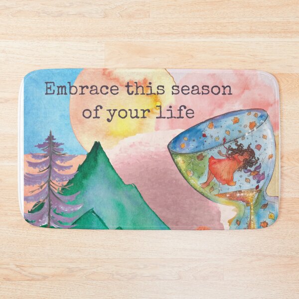 Item preview, Falling Into Fall, Embrace This Season Of Your Life, Whimsical Watercolor  designed and sold by BohemiWANDERS.