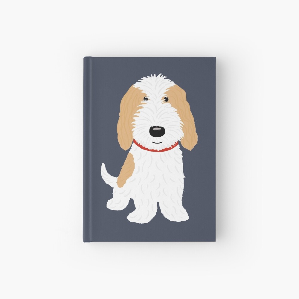 Cute Cartoon Dog PBGV Hardcover Journal