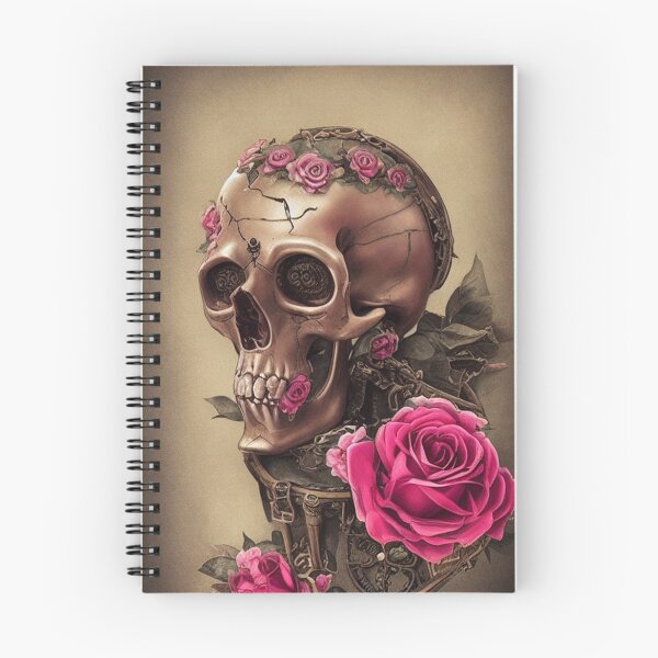 Item preview, Pink Rose Skull designed and sold by Mikkerz.