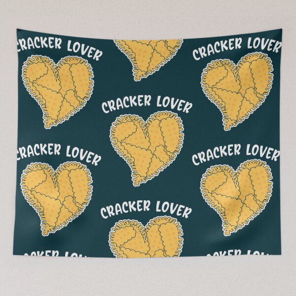 Item preview, Dry White Cracker Lovers design graphic Racerback Tank Top   designed and sold by akikido.